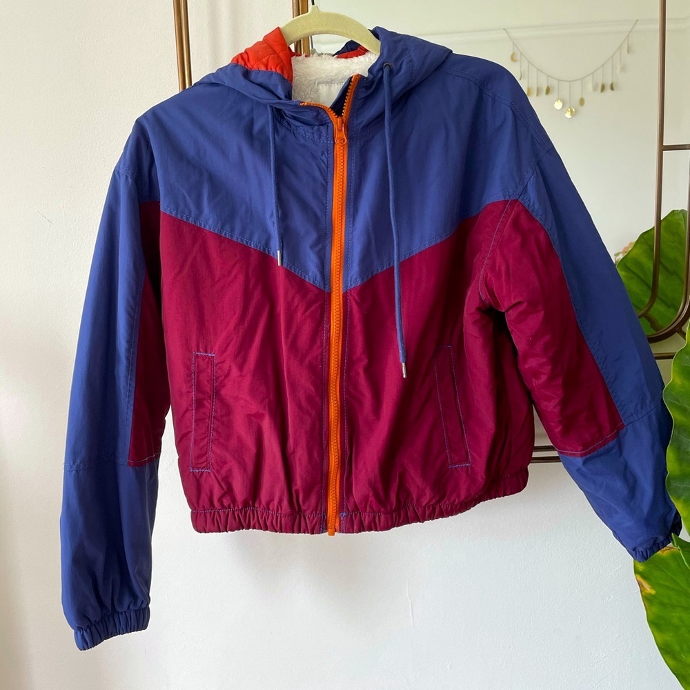 American Eagle Color Block Windbreaker